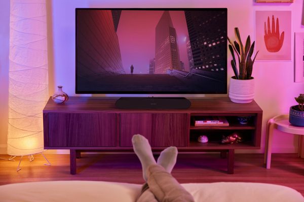 Sonos Ray Soundbar for TV Music Black White Home Theater-5