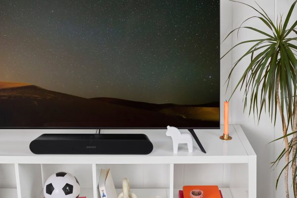 Sonos Ray Soundbar for TV Music Black White Home Theater-8