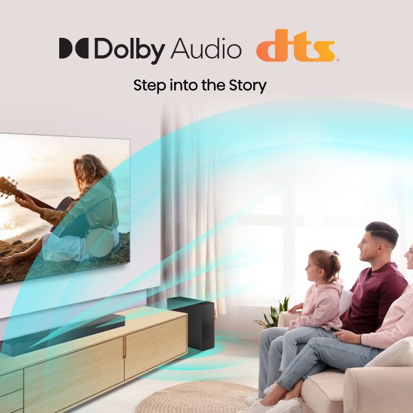 Hisense Soundbar Wireless Subwoofer DTS VirtualX Dolby-7