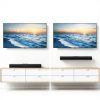 Sugift Sound Bar Dual Bass 3D Surround Slim TV Audio-4