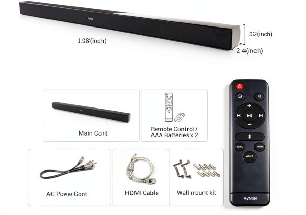 Sylvox Elf S2 Outdoor Soundbar Waterproof Bluetooth 60W-3