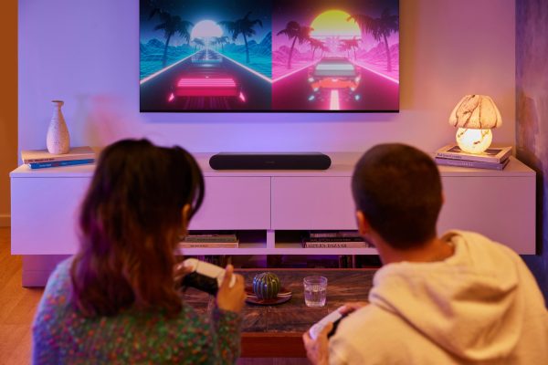 Sonos Ray Soundbar for TV Music Black White Home Theater-6