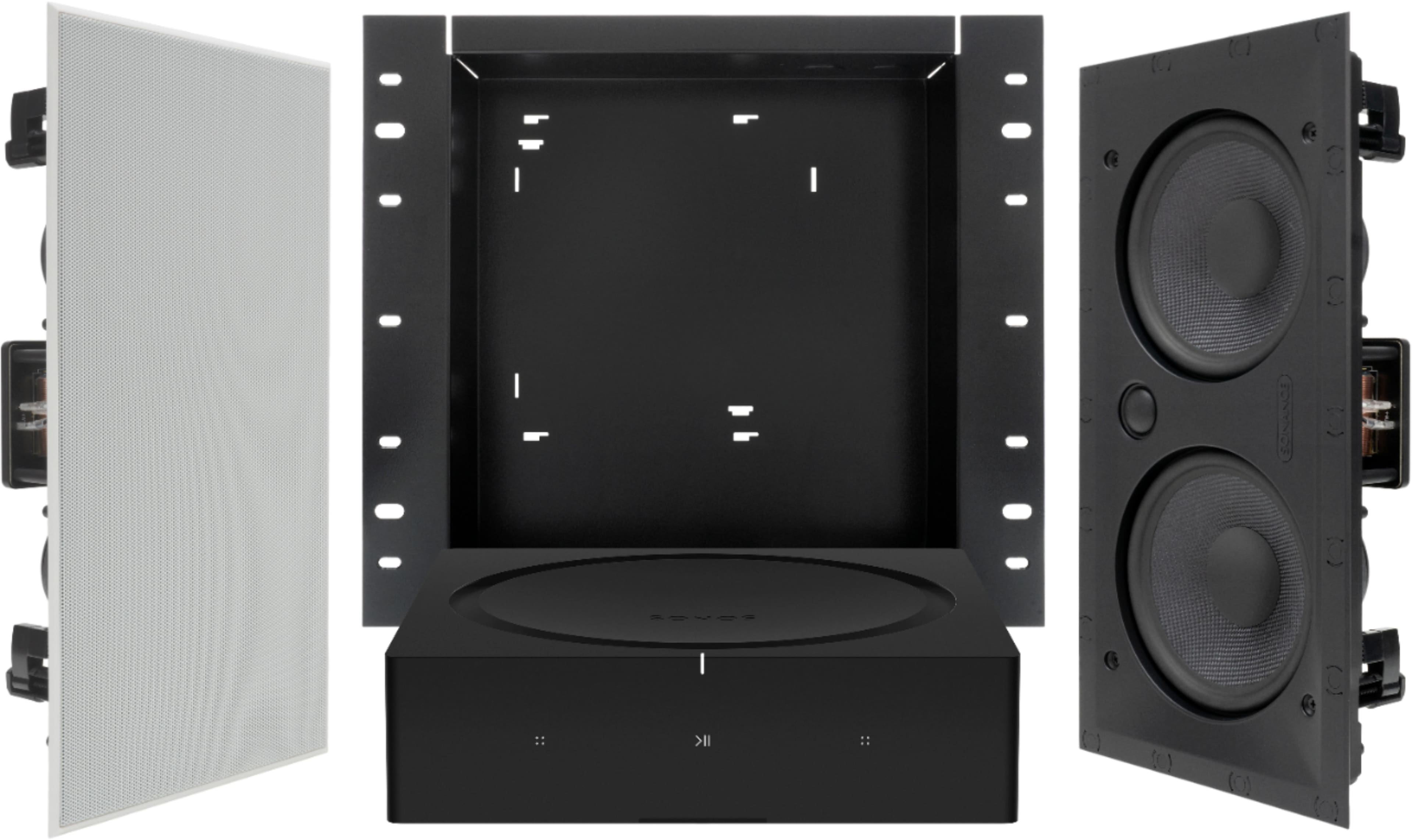 Sonance MAG SSTVAUDIO in-wall speakers installed in a living room