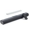 Sugift Sound Bar Dual Bass 3D Surround Slim TV Audio-1