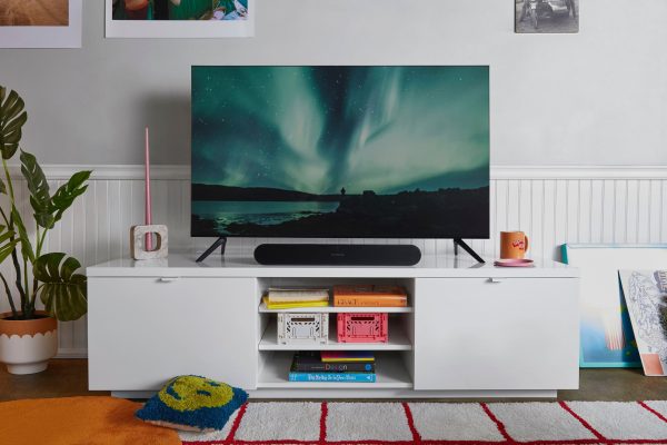 Sonos Ray Soundbar for TV Music Black White Home Theater-12