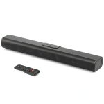 Sugift Sound Bar Dual Bass 3D Surround Slim TV Audio-0