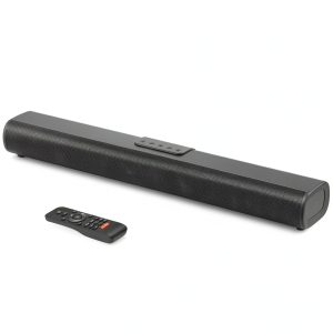 Sugift Sound Bar Dual Bass 3D Surround Slim TV Audio-0