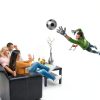 Sugift Sound Bar Dual Bass 3D Surround Slim TV Audio-3