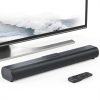Sugift Sound Bar Dual Bass 3D Surround Slim TV Audio-9