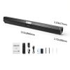 VEVOR Sound Bar 2.0 Channel Bluetooth Surround Smart TV-7