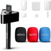 Movo Wireless Lavalier Handheld Grip for Interview Mic WMX-HMF2-0