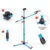 5 Core Red Iron Guitar Stool Foldable Frame Built-in Neck Rest-5
